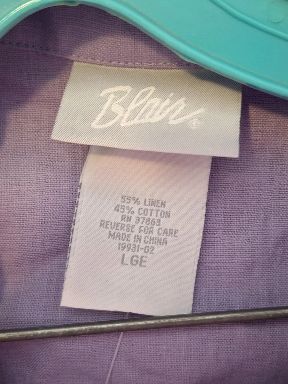 Lilac S/S Button Front Blouse And Matching Short Set